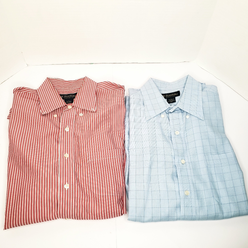 Bundle of 2 Brooks Brothers Button Down Shirts (L)